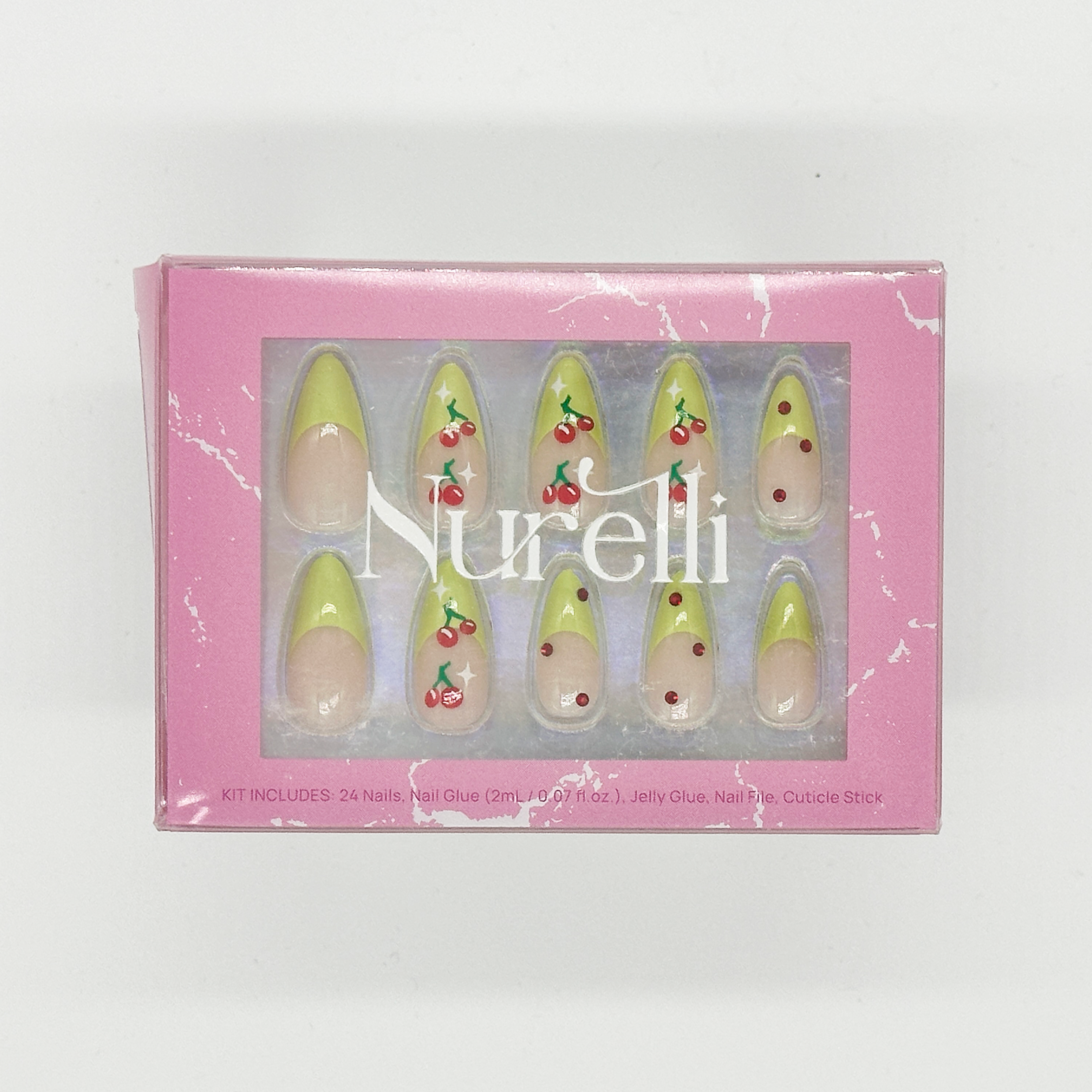 Cherry French | 24pc Nail Set – Nurelli Nails