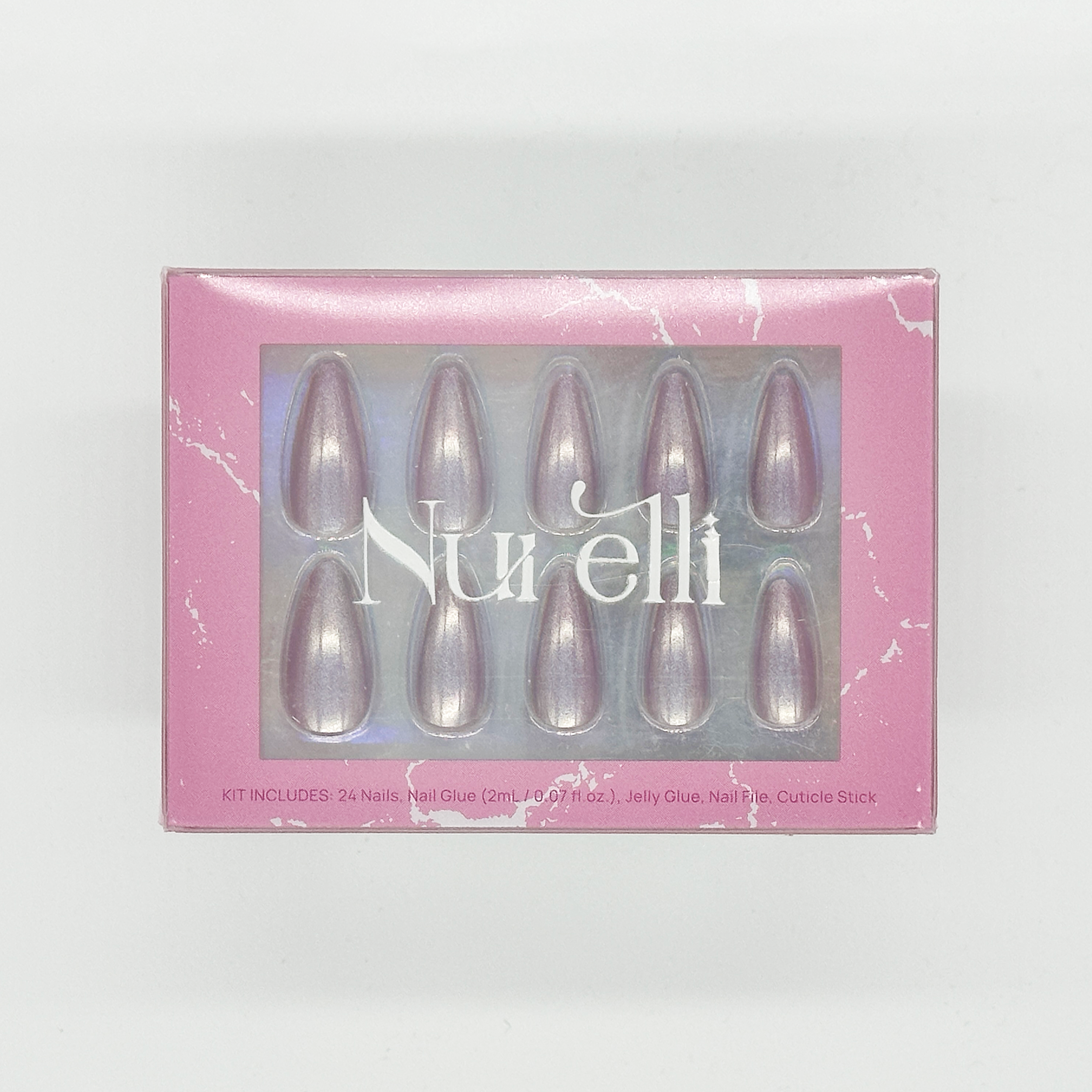 Holographic Plum | 24pc Nail Set