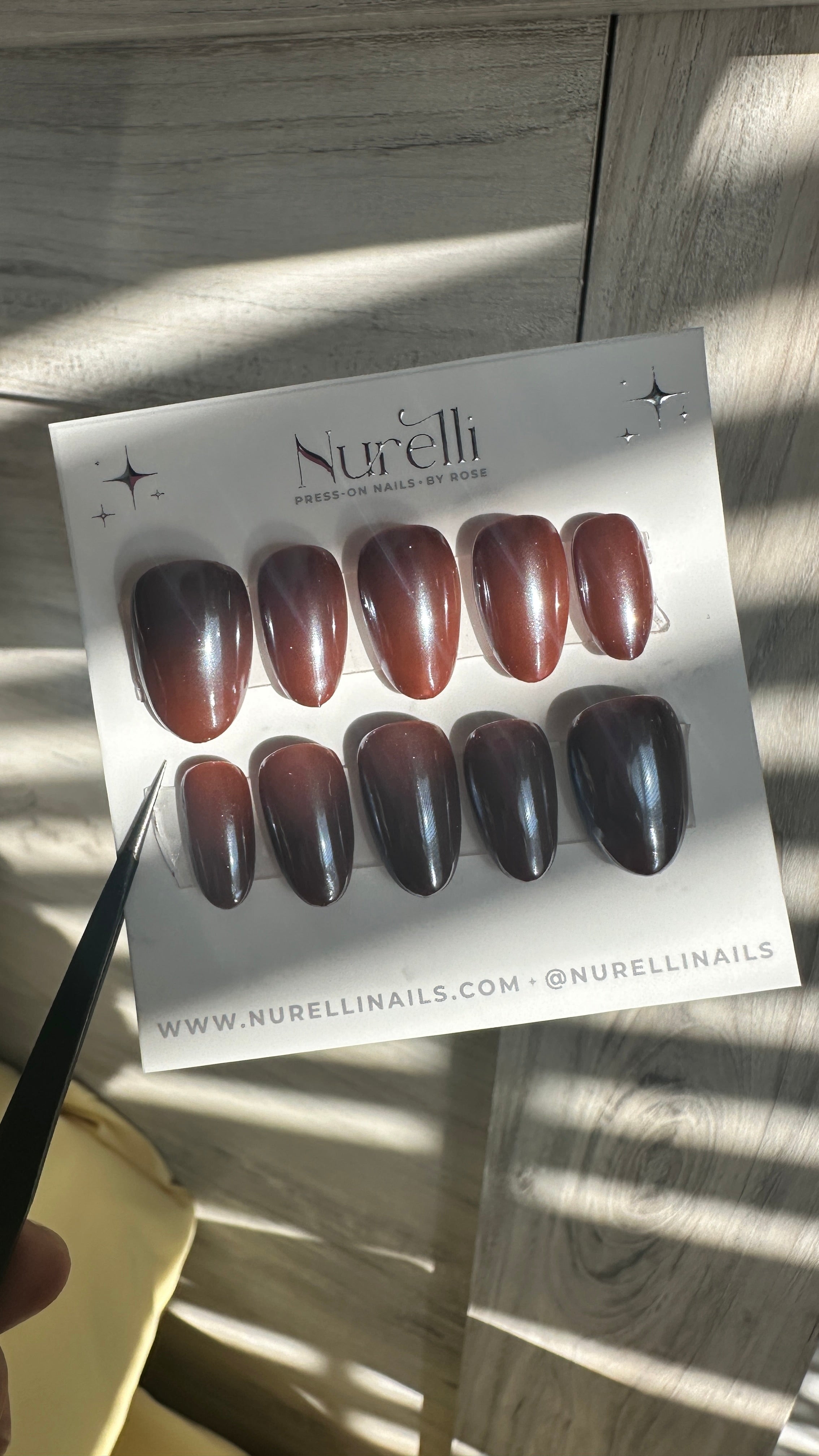 Chocolate Mousse | Custom Press on Nails