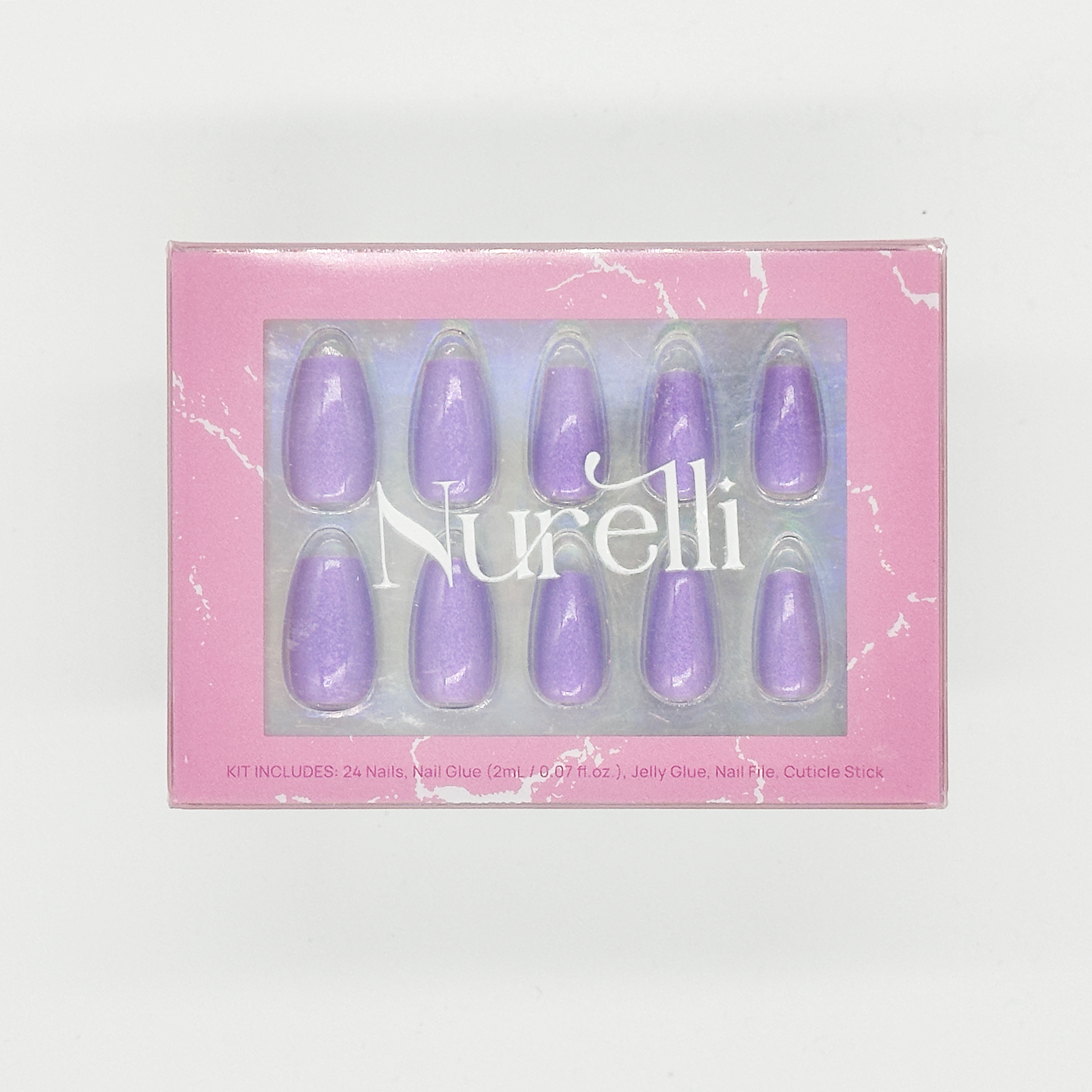 Lavender Holographic | 24pc Nail Set